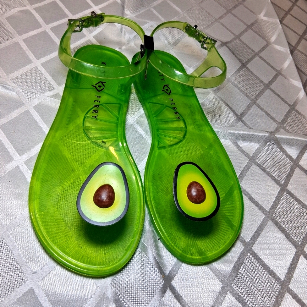 Katy Perry Collections Green Avocado Sandals - Picture 2 of 7